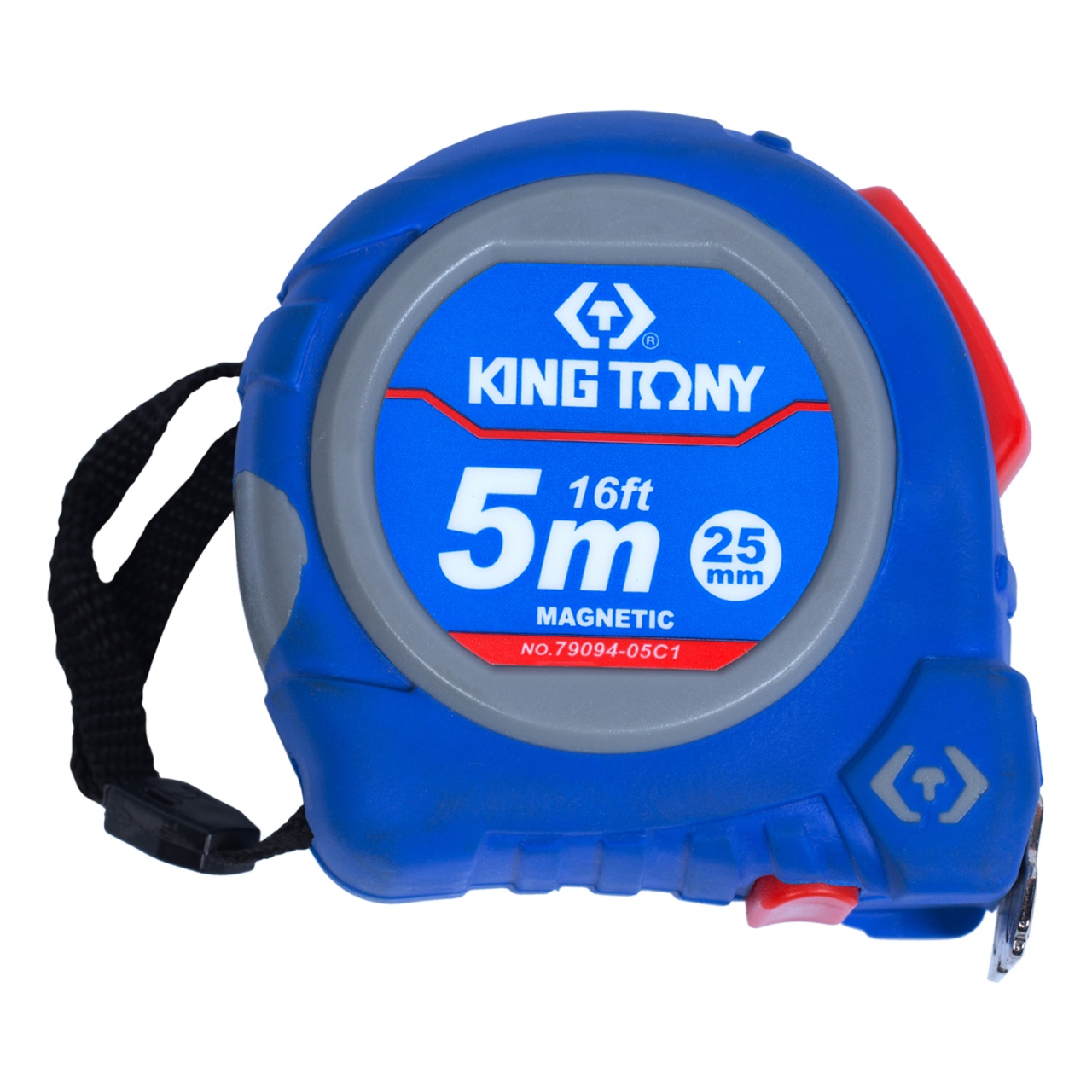 KING TONY Рулетка измерительная 5 м, магнитный крюк
