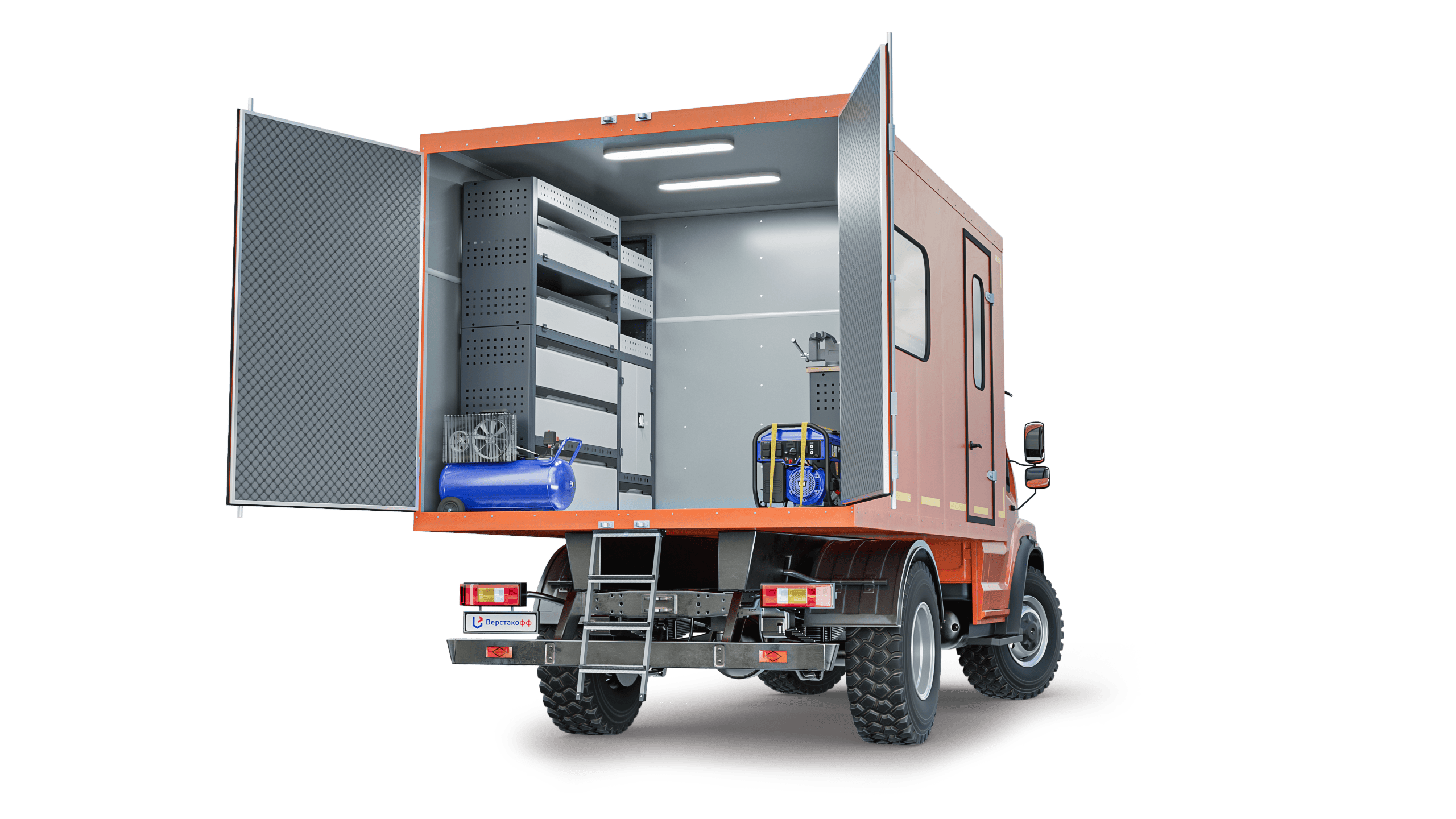 Передвижная мастерская GAZ.3 на базе ГАЗ C41A23 Садко Next