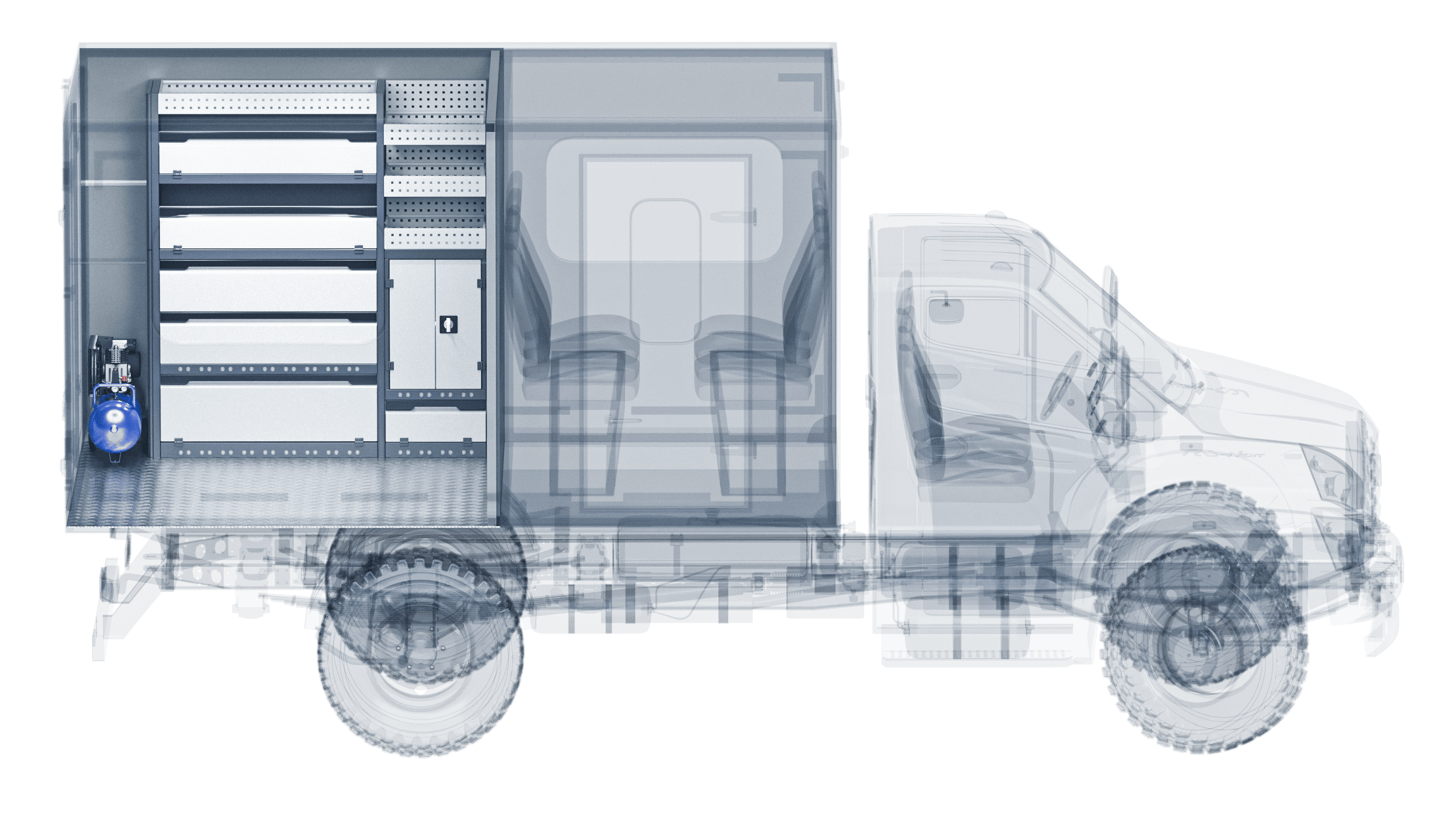 Передвижная мастерская GAZ.3 на базе ГАЗ C41A23 Садко Next